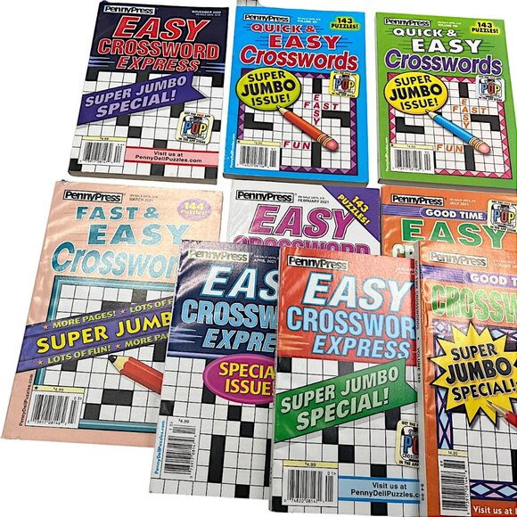 PennyPress Favorite Crossword Puzzles Lot of 15 2021 - Picture 4 of 6